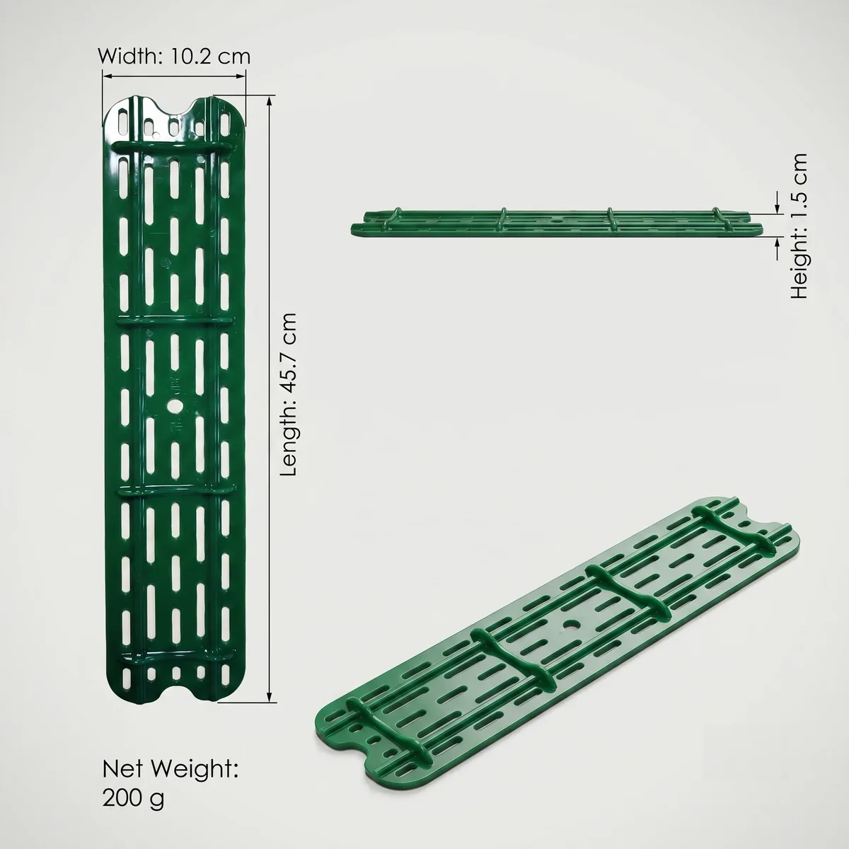 GN 1/3 PESU High-Heat Fire Pan + Waterproof Drain Plate Set (Green, 2-Piece) detail 3