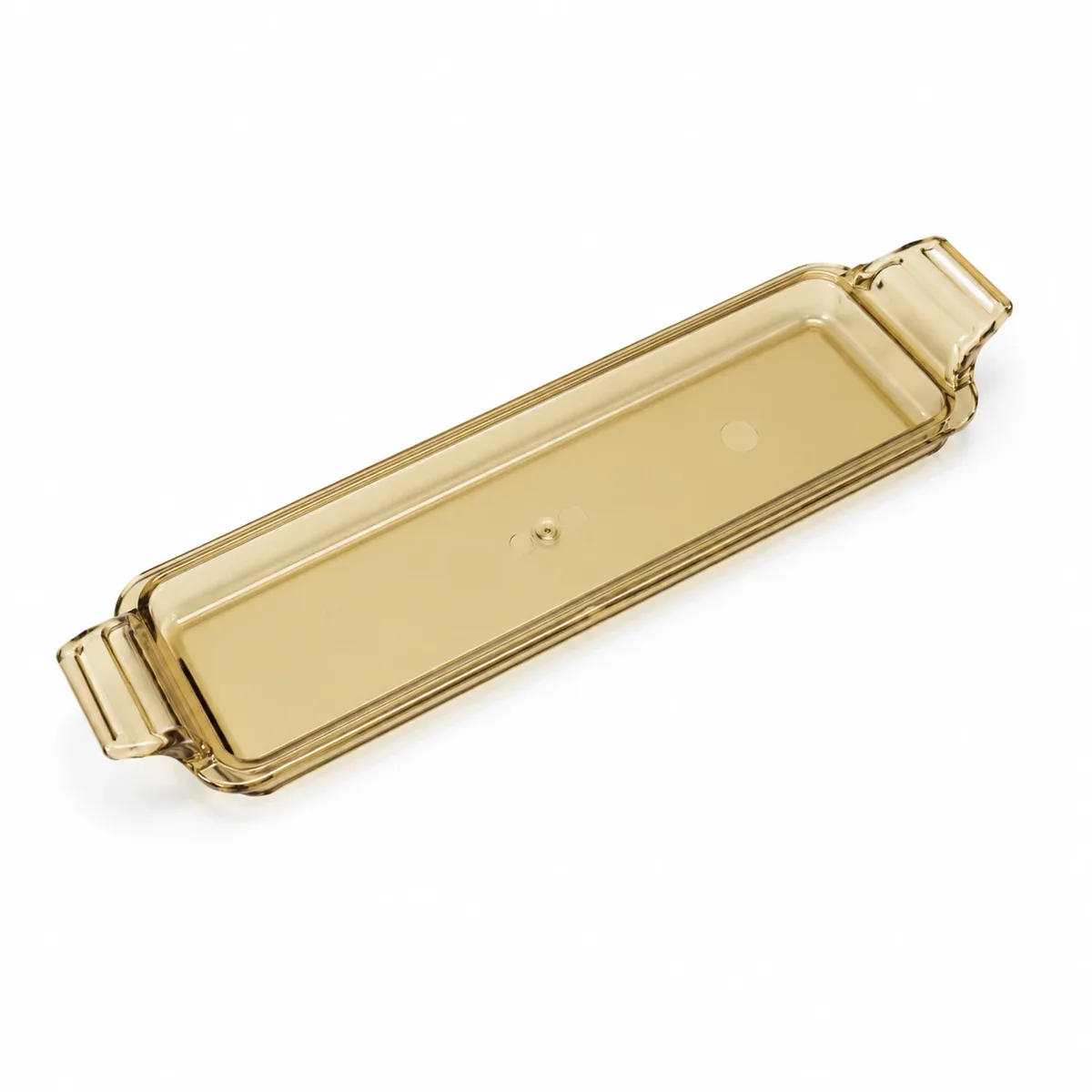 GN 1/3 PESU High-Heat Shallow H-Pan (Amber)