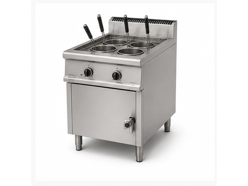 Gas Pasta Cooker with Cabinet